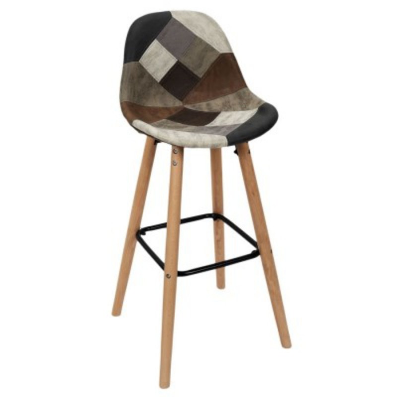 TABOURET DE BAR PATCHWORK