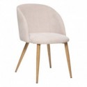 CHAISE EN VELOURS COTELE