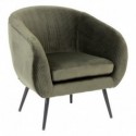 FAUTEUIL SOLARO EN VELOURS