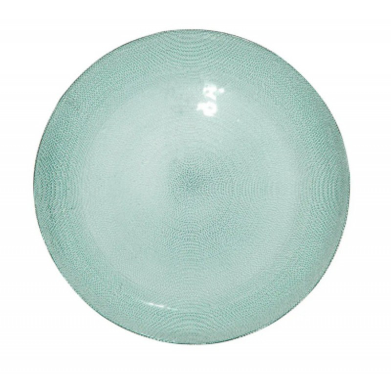 ASSIETTE PLATE VERTE PALM