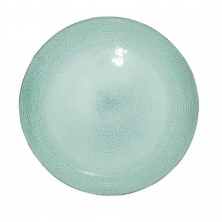 ASSIETTE PLATE VERTE PALM