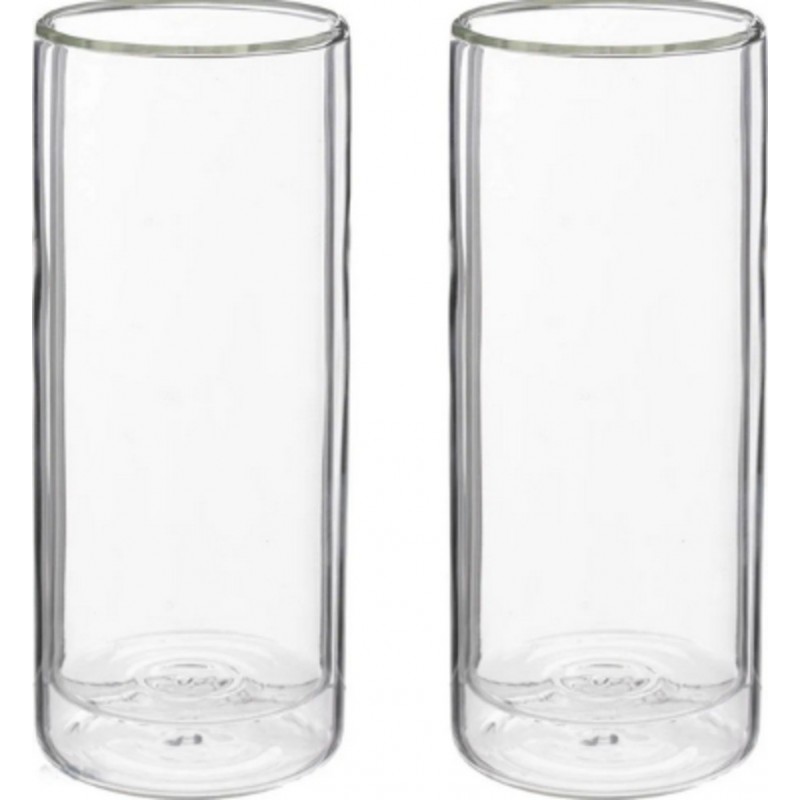 LOT DE 2 VERRES DOUBLE PAROI