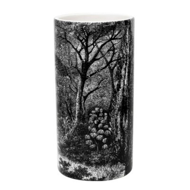 VASE CERAMIQUE CYLINDRE BLACK