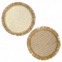 SET DE TABLE ROND NATUREL