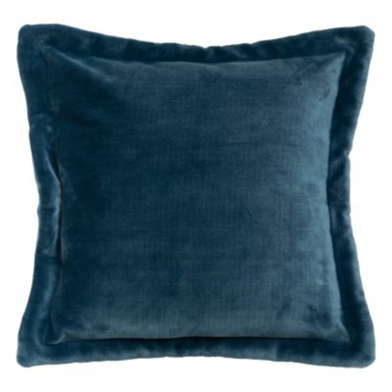 COUSSIN EN FLANELLE BLEU