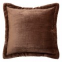 COUSSIN EN FLANELLE MARRON