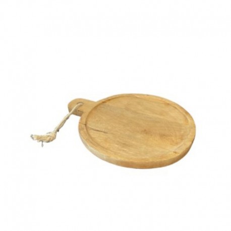 ASSIETTE PLATE EN BOIS