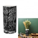 VASE CERAMIQUE CYLINDRE BLACK