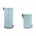 LOT DE 2 POUBELLES BLEUES