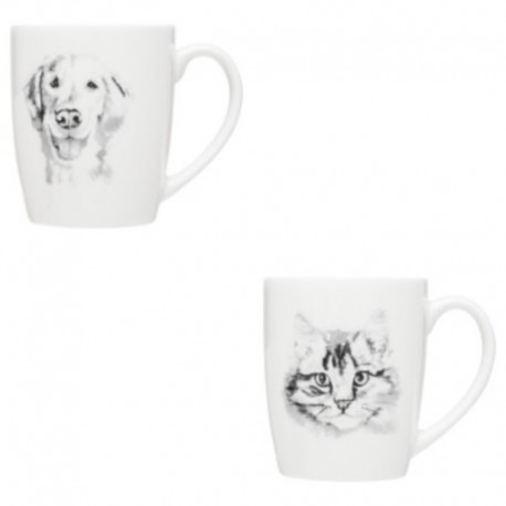 MUG M BLANC 34CL ANIMAUX