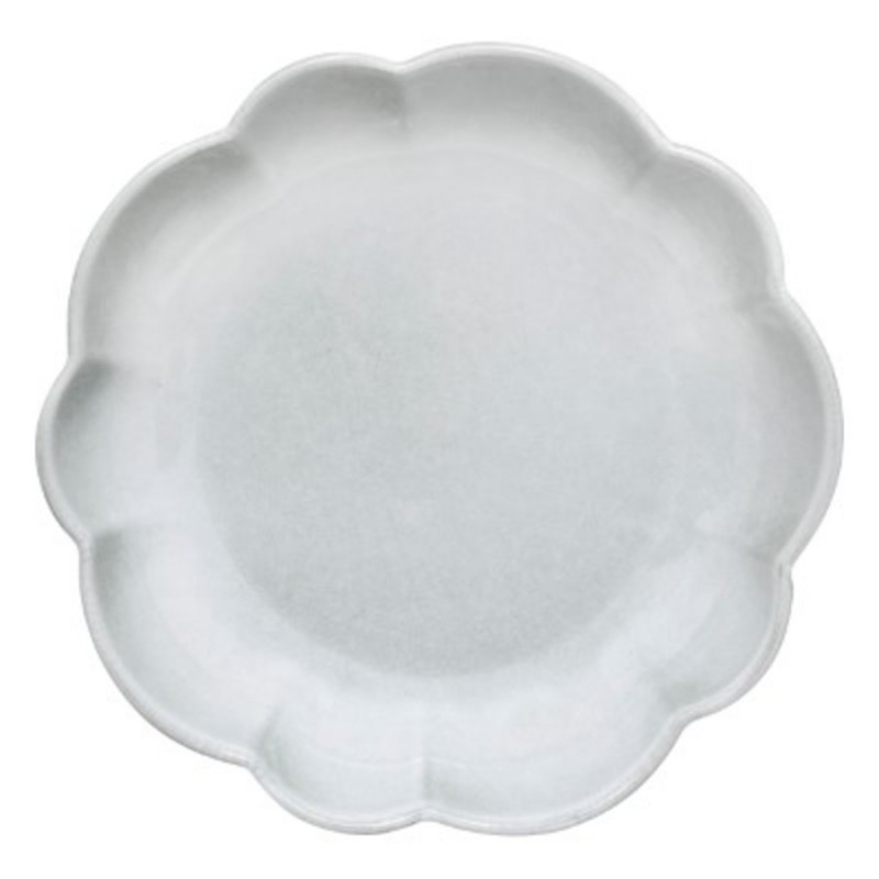 ASSIETTE CREUSE FLEUR CELADON