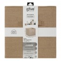 BOITE RANGEMENT TOILE DE JUTE