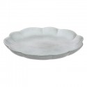 ASSIETTE PLATE FLEUR CELADON