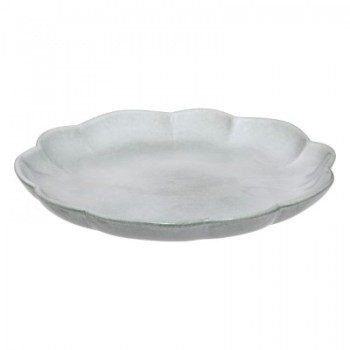 ASSIETTE PLATE FLEUR CELADON