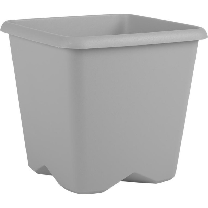 POT CARRE GRIS BETON 8.6LITRES