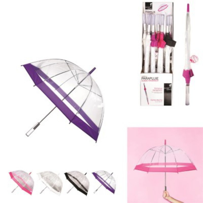 PARAPLUIE DOME TRANSPARENT