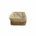 PANIER CARRE EN TISSU BEIGE