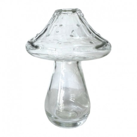 VASE CHAMPIGNON EN VERRE