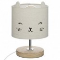 LAMPE DE CHEVET CHAT H.21CM