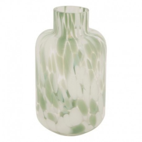 VASE DECORATIF TACHETE VERT