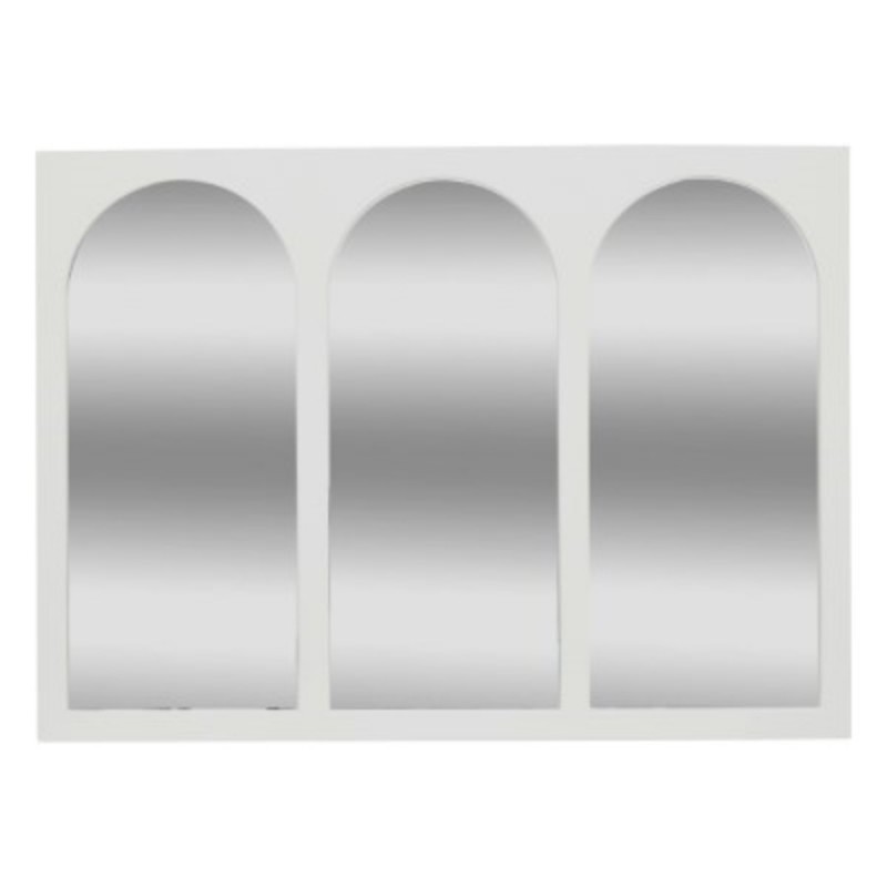 MIROIR MDF BLANC 3 ARCHES