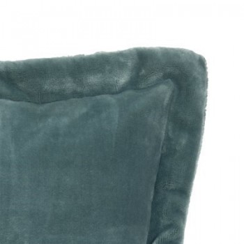 COUSSIN EN FLANELLE BLEU