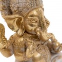 STATUE GANESH EN RESINE DORE