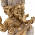 STATUE GANESH EN RESINE DORE