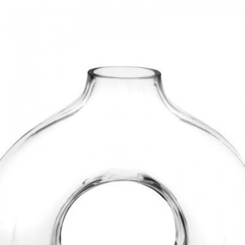 VASE EN VERRE TRANSPARENT