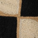 TAPIS EN JUTE DEMI CERCLES