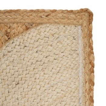 TAPIS EN JUTE DEMI CERCLES