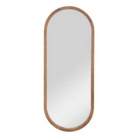 MIROIR OVALE GIANNI EN BOIS