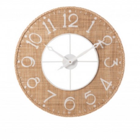 HORLOGE SODI BLANC NATUREL