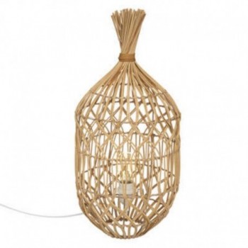 LAMPE A POSER EN ROTIN NATUREL