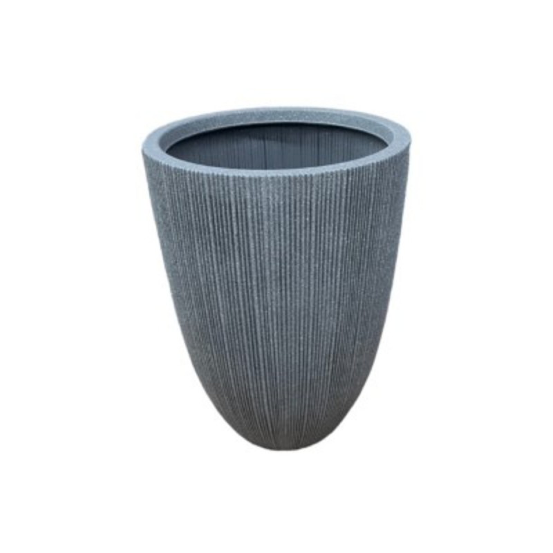 CACHE POT ROND GRIS