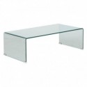 TABLE BASSE EN VERRE TREMPE