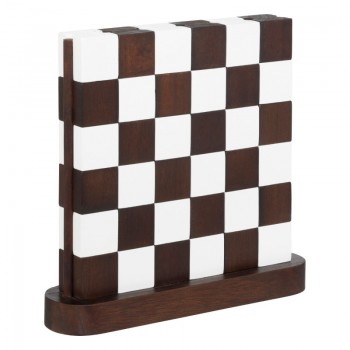 PLATEAU DE JEU DAMIER EN BOIS