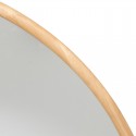 MIROIR ROND EN BOIS BEIGE