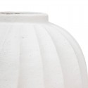 VASE BOULE EN CERAMIQUE BLANC