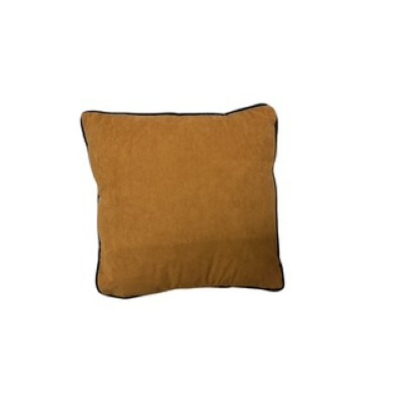 COUSSIN ASPECT VELOURS BRIQUE