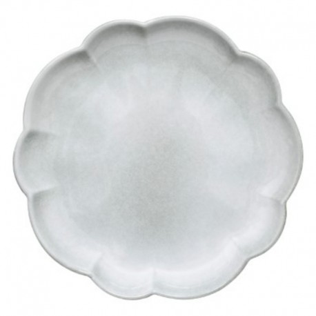 ASSIETTE PLATE FLEUR CELADON