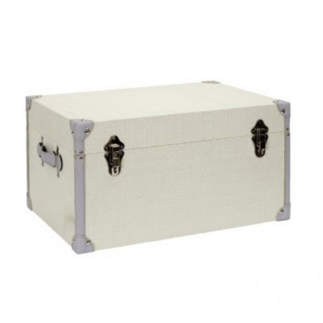 MALLE DE RANGEMENT BEIGE ET