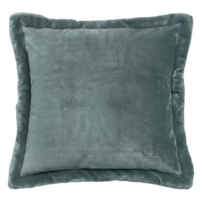 COUSSIN EN FLANELLE BLEU