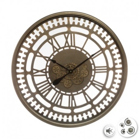 HORLOGE EZRA ENGRENAGES D.80CM