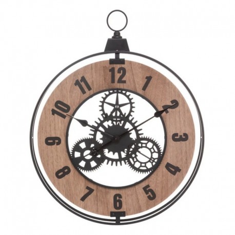 HORLOGE MECANIQUE JACK EN BOIS