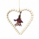 COEUR DECORATIF EN PERLES