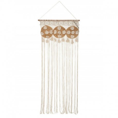 RIDEAU FILS MACRAME ET JUTE