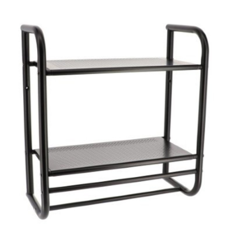 ETAGERE MURALE METAL NOIR