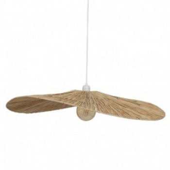 SUSPENSION EN RAPHIA BEIGE