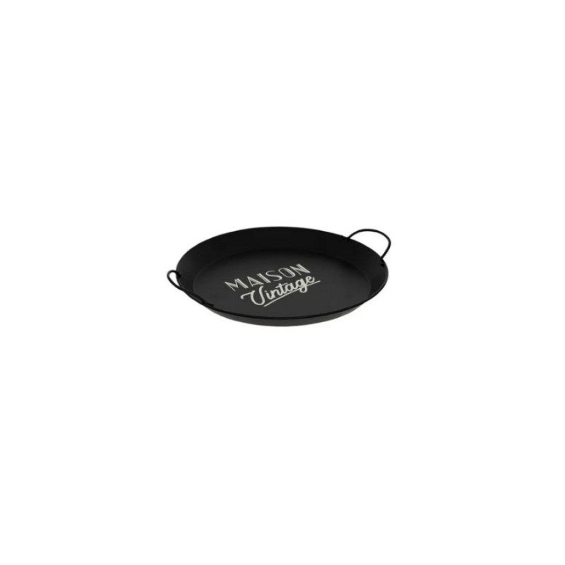 PLATEAU EN METAL ROND 39.5CM